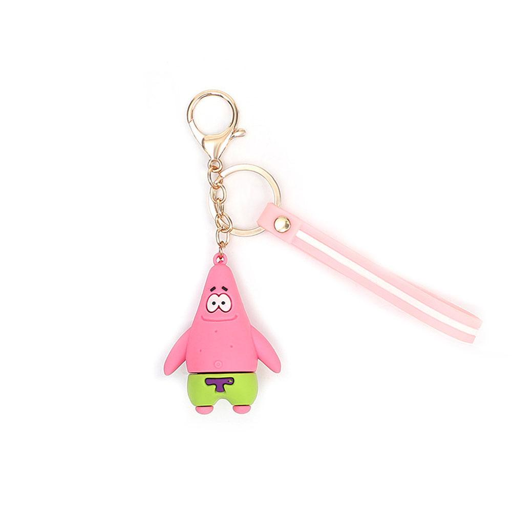 LANFY Móc Chìa Khóa Hình Hoạt Hình Sponge-Bob Dễ Thương