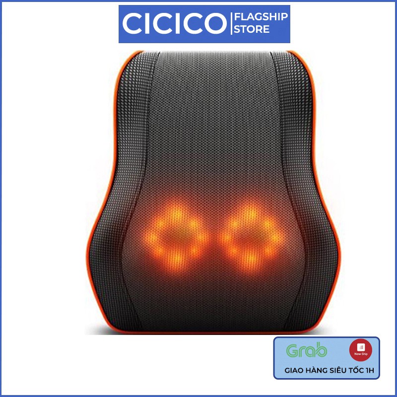 Gối massage hồng ngoại cổ vai gáy Sohi YQ-6 gối massage có rung bảo hành 12 tháng