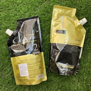 Cặp thuốc duỗi cao cấp collagen LABIOS siêu bóng mượt 400mlx2