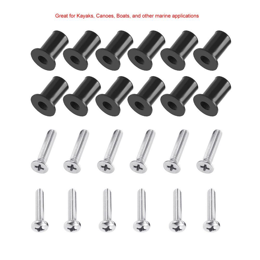WATTLE Set 12 Ốc Vít Phụ Tùng Cho Thuyền Kayak