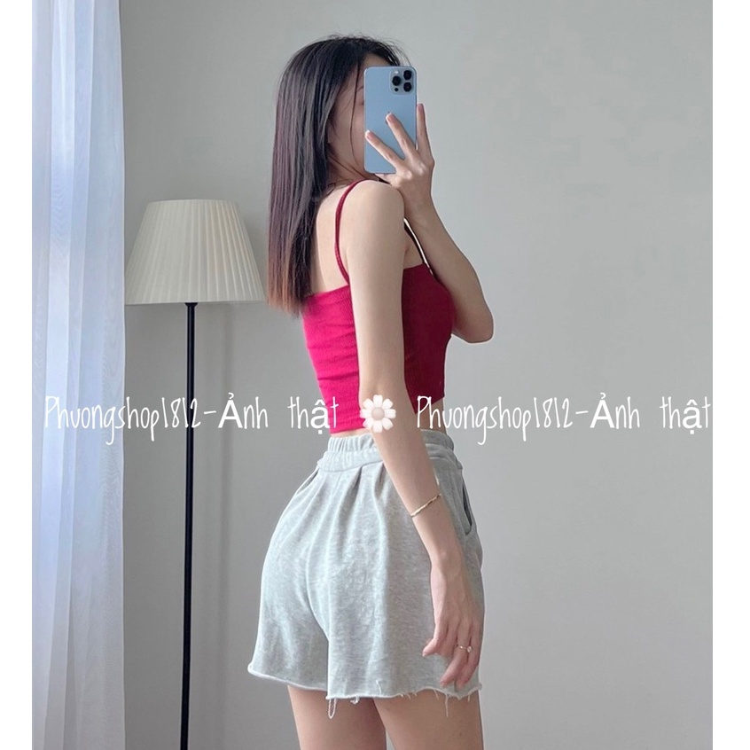 Quần Đùi 3màu Cá Tính Dành Cho Nữ,Chất Liệu Da Cá Loại 1 [ảnh video thật] phuongshop1812