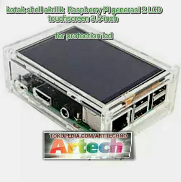 Vỏ Acrylic Bảo Vệ Màn Hình Cảm Ứng Raspberry Pi B + 2 3 Lcd 3.5-inch