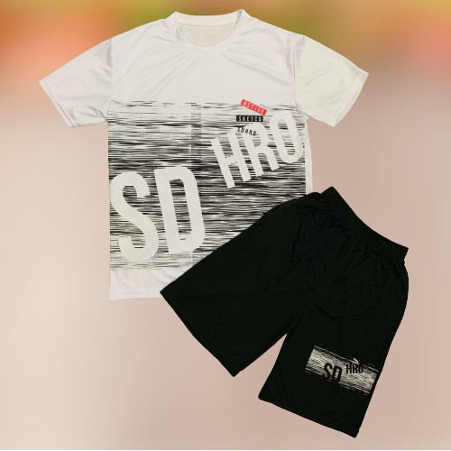 Bộ hè thể thao nam thun lạnh đồ bộ 2D mẫu Memeo Trắng cam kết chất lượng cao sản phẩm đồ thể thao nam thun lạnh | BigBuy360 - bigbuy360.vn