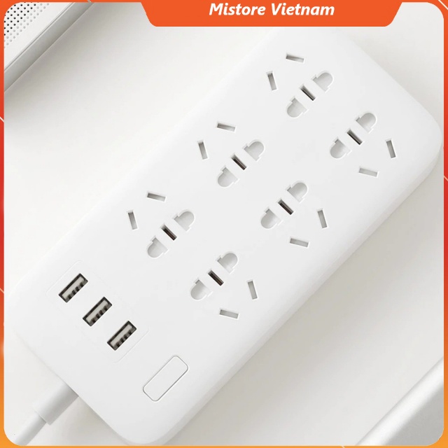 Ổ cắm Xiaomi ZMI 6 cổng 3 USB MI Power strip