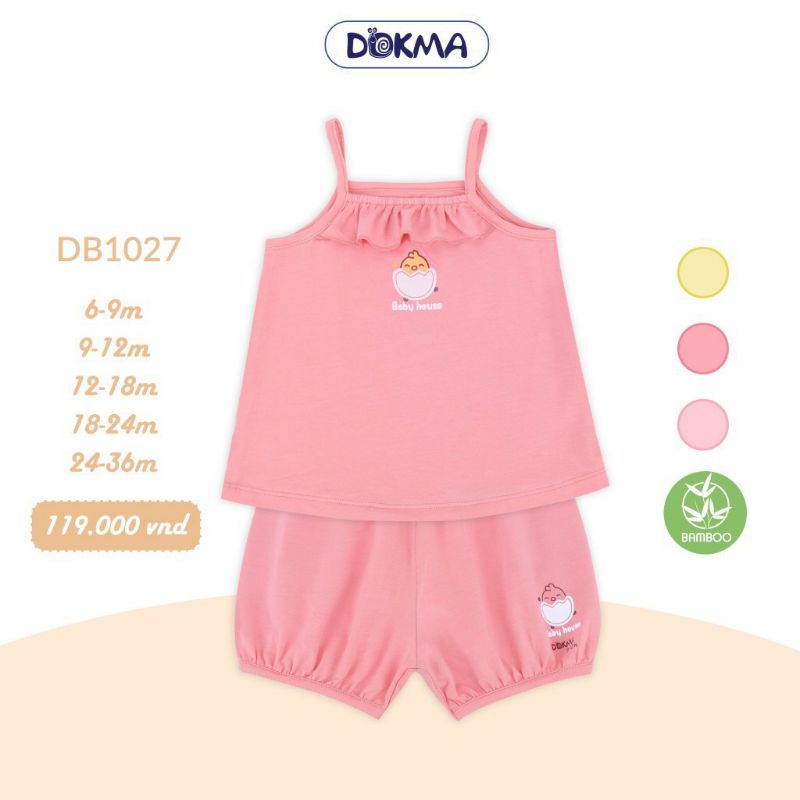 DB1027 Bộ hai dây bamboo bé gái Dokma