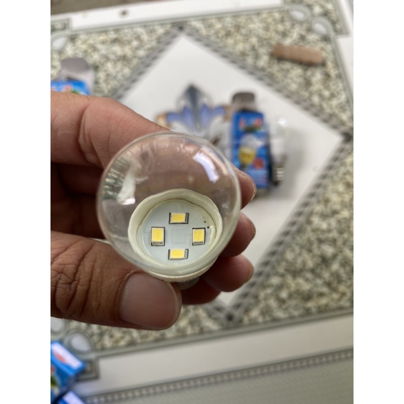 Bóng tủ lạnh led, bóng bí led, bóng đèn máy may led 1W đui E12, E14 cao cấp Hòa Thái