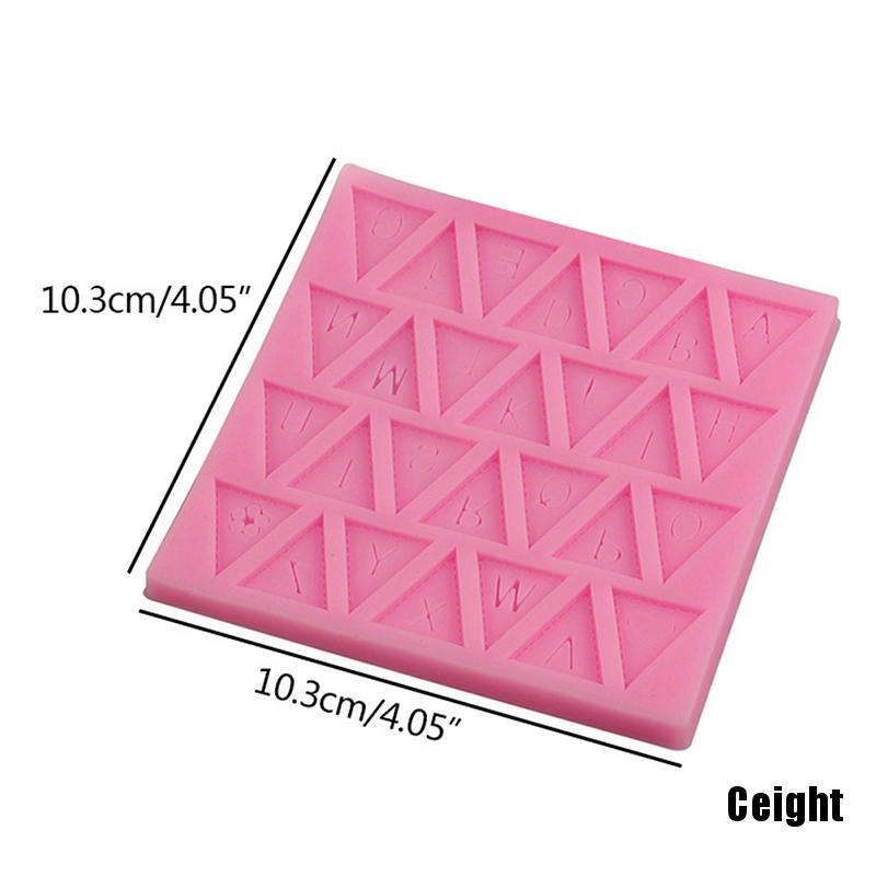 Khuôn Làm Bánh Chất Liệu Silicone Hình 26 Chữ Cái