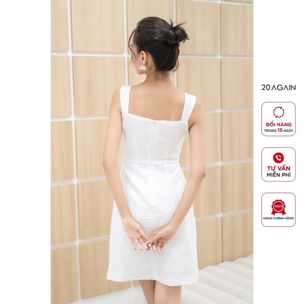 Đầm 2 dây 20Again, thiết kế nơ ngực độc đáo, sành điệu DEA1642