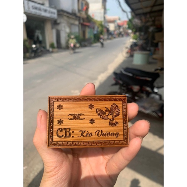 Bảng tên cài Lồng chim CHÀO MÀO đặt TÊN theo yêu cầu. Inbox shop