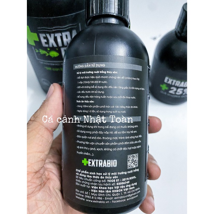 MEN VI SINH EXTRA BIO 500ML CAO CẤP CHO CÁC LOẠI CÁ CẢNH