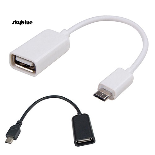 Dây cáp chuyển đổi Micro USB đầu đực sang USB 2.0 đầu cái OTG dành cho Samsung S3 S4