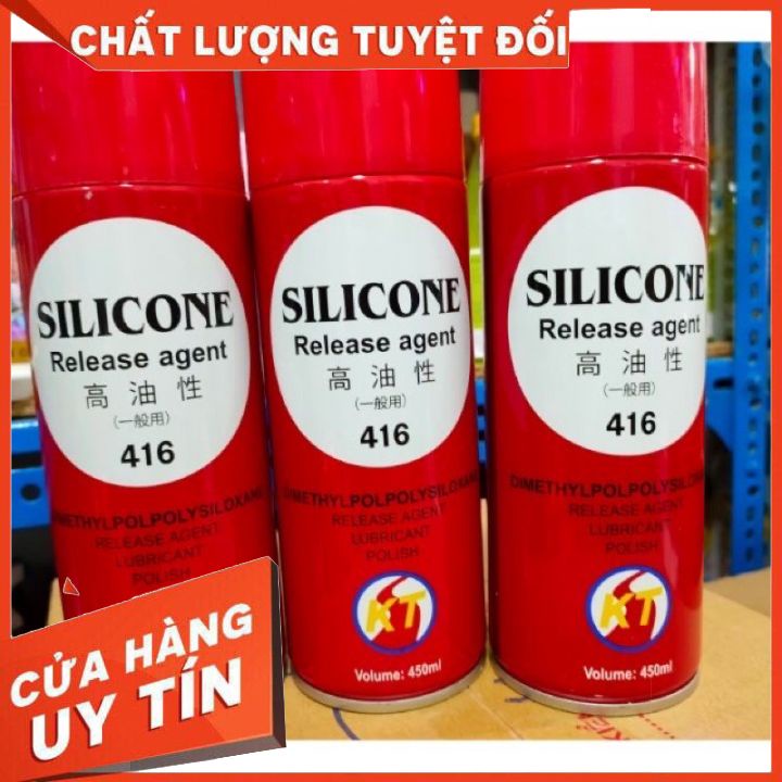 Bình xịt chống dính khuôn, Xịt tách khuôn silicon  SILICONE SPRAY 416