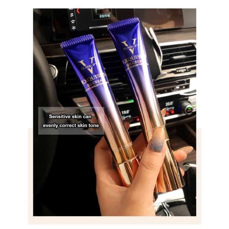 Kem nền BB Meiqianer che khuyết điểm dưỡng ẩm kiềm dầu ba trong một che phủ lỗ chân lông và mụn | BigBuy360 - bigbuy360.vn