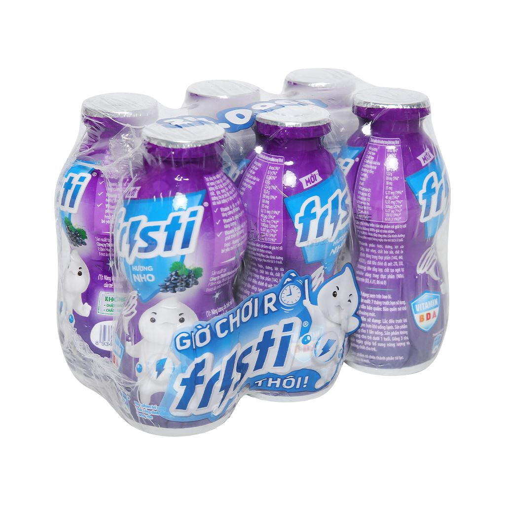 Lốc 6 Chai Sữa Chua Uống Fristi 80ml (đủ vị)