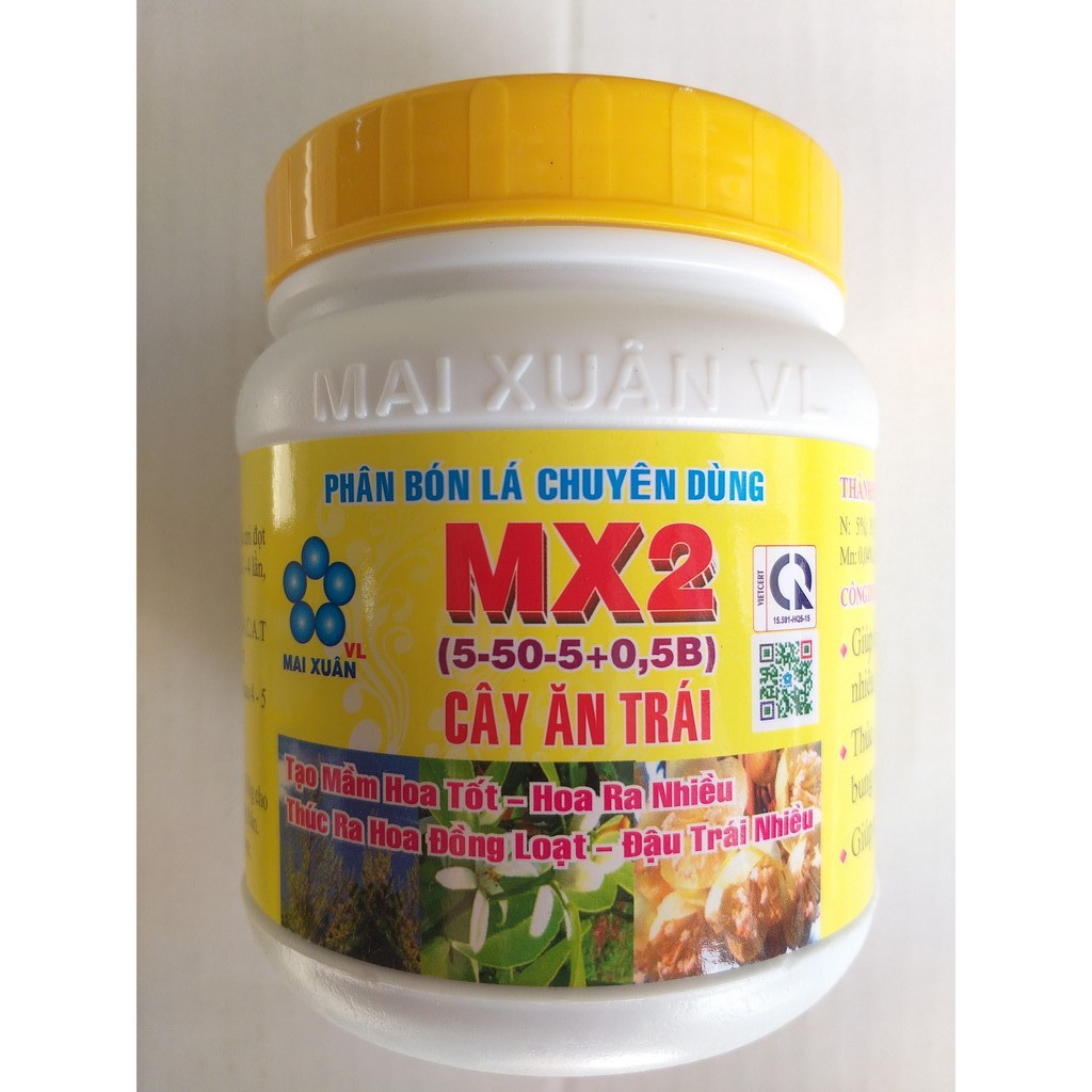 Phân bón lá tạo mầm hoa cây ăn trái - MX2 - Hộp 400g
