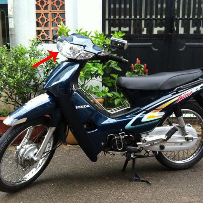 Tem chữ Honda gắn mặt nạ Wave nhỏ zx