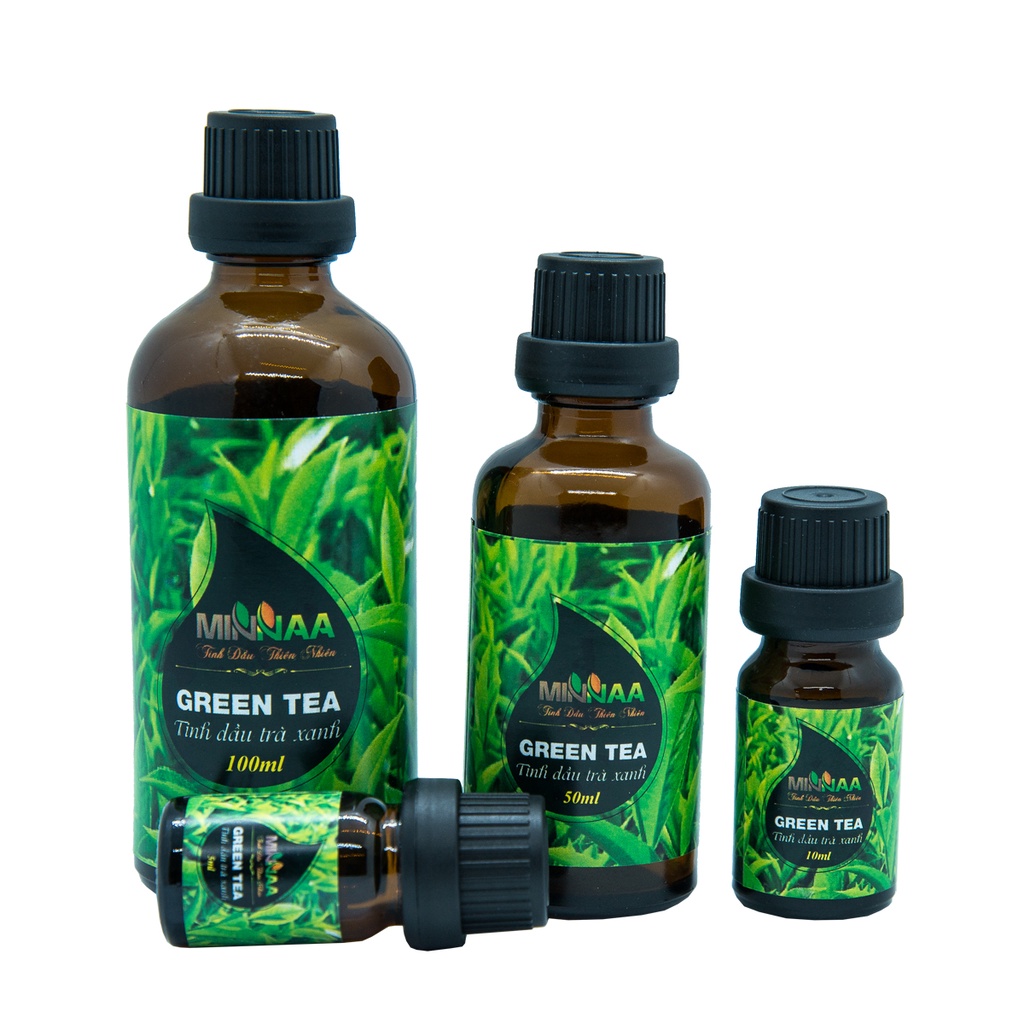 [Chai lớn giá rẻ] Tinh dầu Trà xanh 100ml thơm phòng khử mùi hiệu quả thương hiệu Minnaa