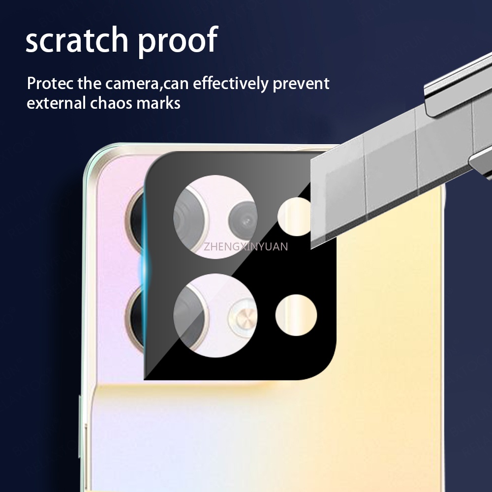 Bộ 3 Miếng Dán Cường Lực Bảo Vệ Camera Cho OPPO reno 8 Pro 5G RENO8 7 7Z 8PRO Reno8pro + reno 8proplus