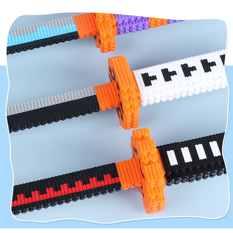 Đồ Chơi Lắp Ráp Mô Hình Thanh Kiếm KATANA Kimetsu no yaiba, Zoro Đảo Hải Tặc XINZ LINKGO