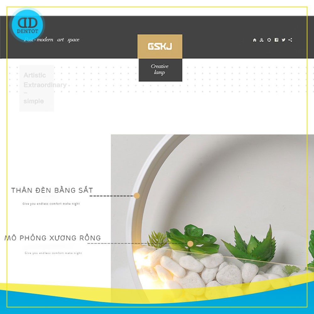 Đèn tường LED trang trí tiểu cảnh - Trang trí phòng ngủ, phòng khách