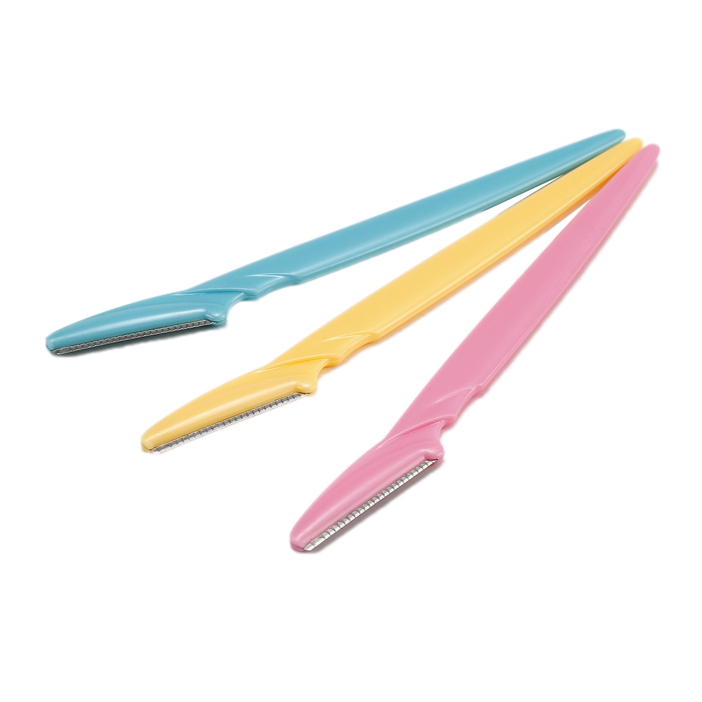 Bộ 6 dao cạo lông mày màu sắc ngẫu nhiên tiện dụng