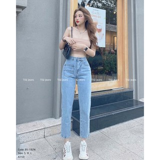 Quần baggy bò nữ