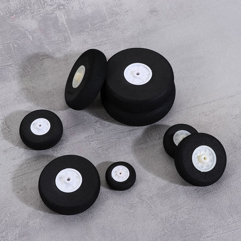 Bánh Xe Thay Thế Bằng Xốp Eva Màu Đen Chất Lượng Cao Cho Máy Bay Điều Khiển Từ Xa 1 &quot;- 3&quot;