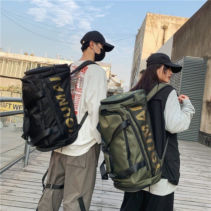 Túi đựng hành lý đi du lịch/ tập gym sức chứa lớn chia ngăn khô/ ướt cho nam