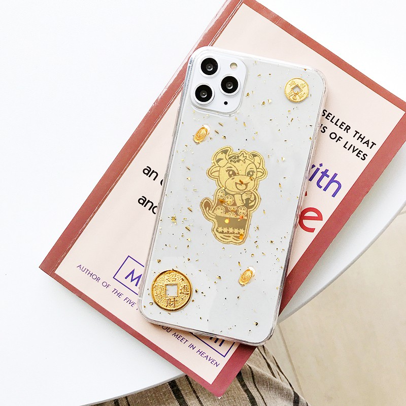 Ốp lưng iphone Tiền vàng trong suốt 3d 6/6plus/6s/6splus/7/7plus/8/8plus/x/xs/11/12/13/14/pro/max/promax/plus/shin/case | BigBuy360 - bigbuy360.vn