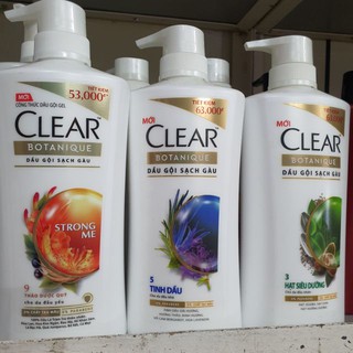 Dầu gội Clear thảo dược chai 630g