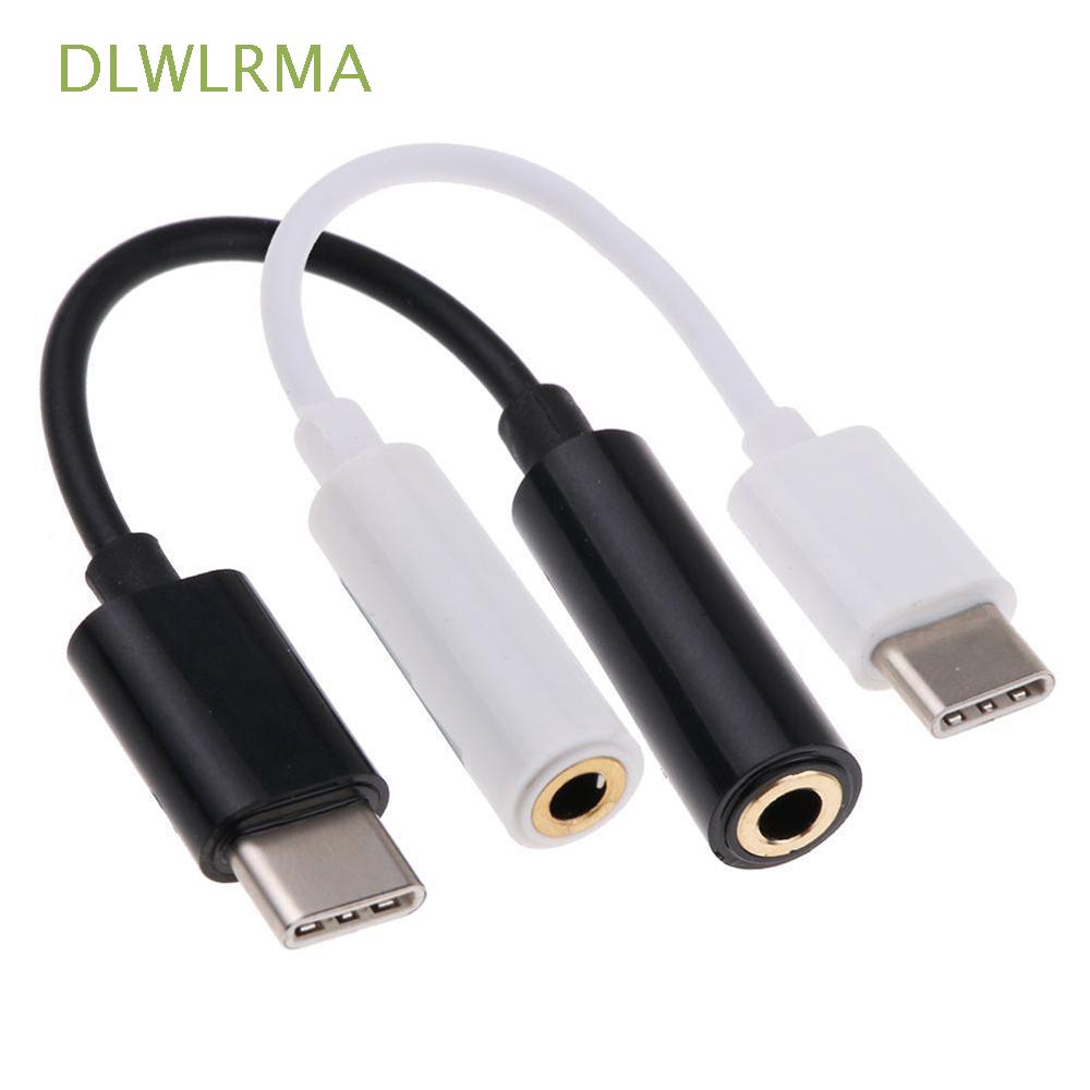 DLWLRMA Stereo Microphone Earphone USB 3.1 Converter Male To Female Audio Adapter
