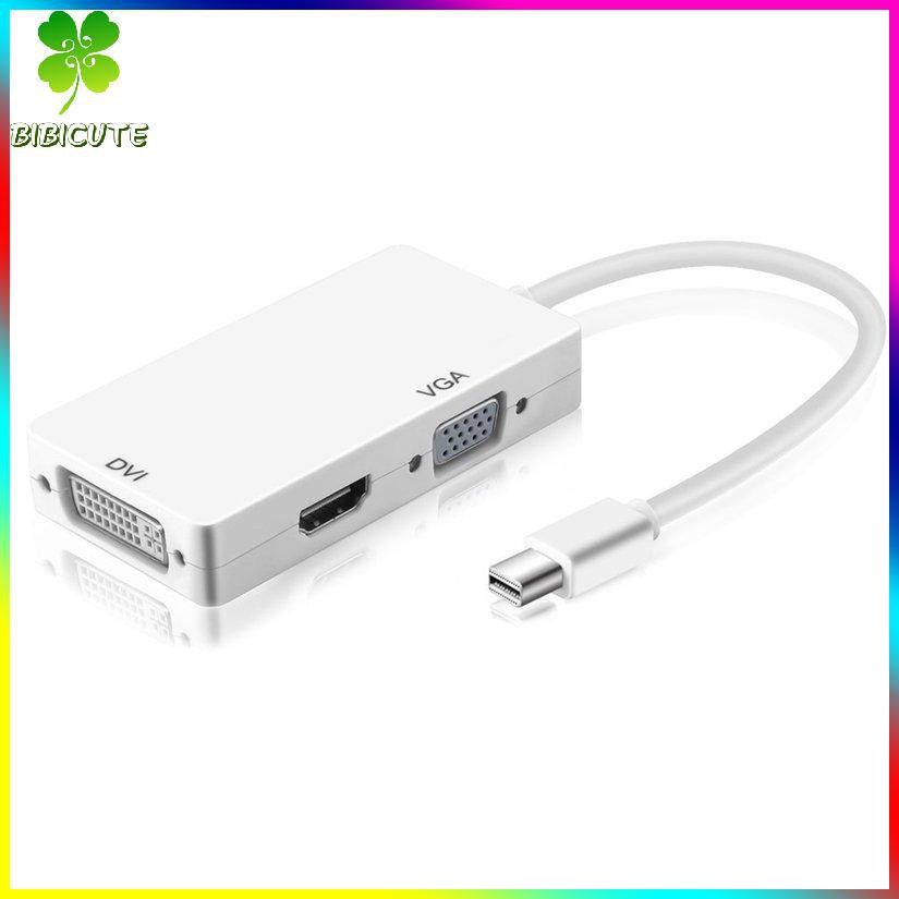 Đầu Chuyển Đổi Mini Dp Sang Dvi Vga Hdmi-Compatible Hdtv 3 Trong 1 Cho Microsoft