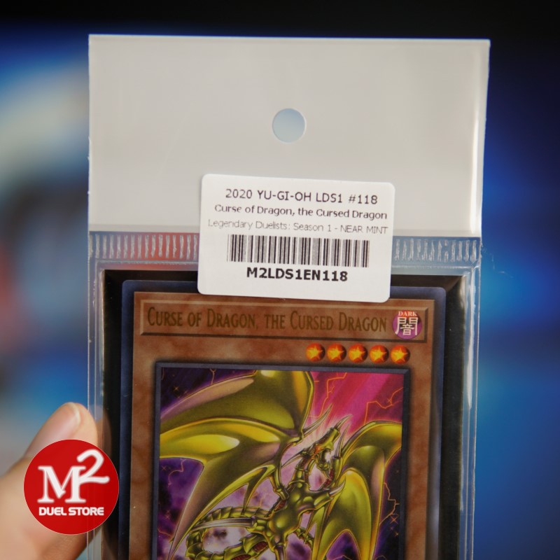 Lá bài Yugioh LDS1-EN118 Curse of Dragon, The Cursed Dragon - Ultra Rare - Đóng gói theo tiêu chuẩn M2SCCQ-Lite