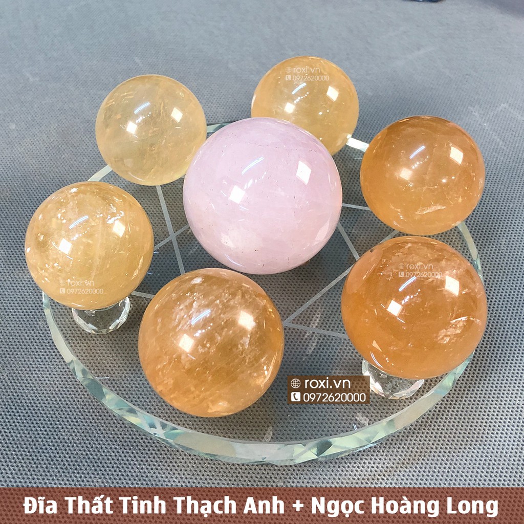 Đĩa Thất Tinh Hợp Mệnh Thổ 15cm (MS003)