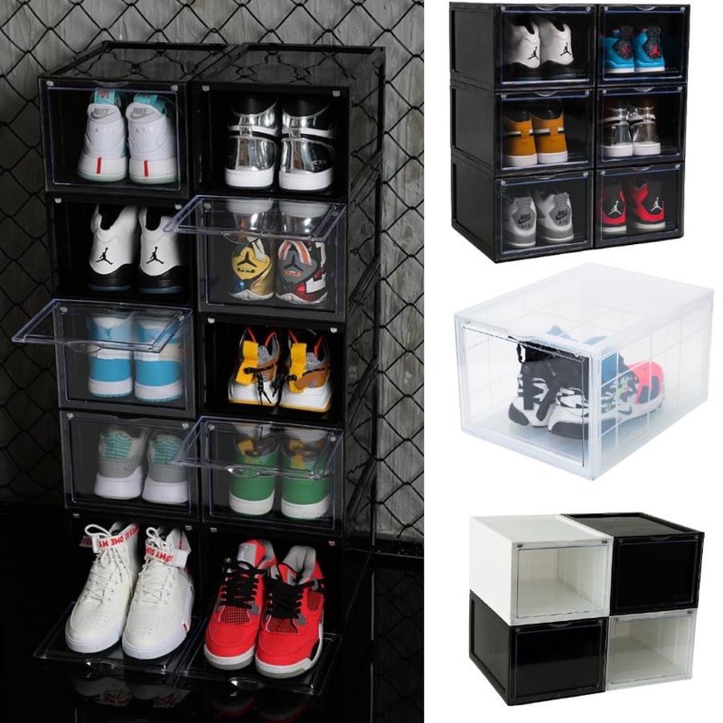 COMBO 05 HỘP GIÀY RAPBOX CAO CẤP, NẮP HỘP NAM CHÂM CHỊU LỰC ĐẾN 80kg