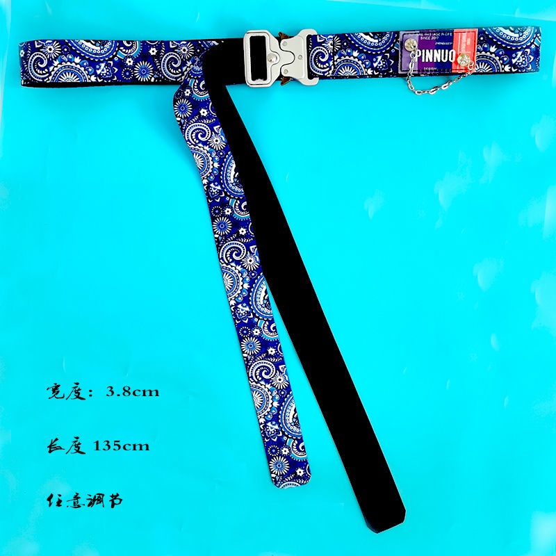 Thắt Lưng Vải Canvas Phong Cách hip hop Trẻ Trung Cho Nam Nữ