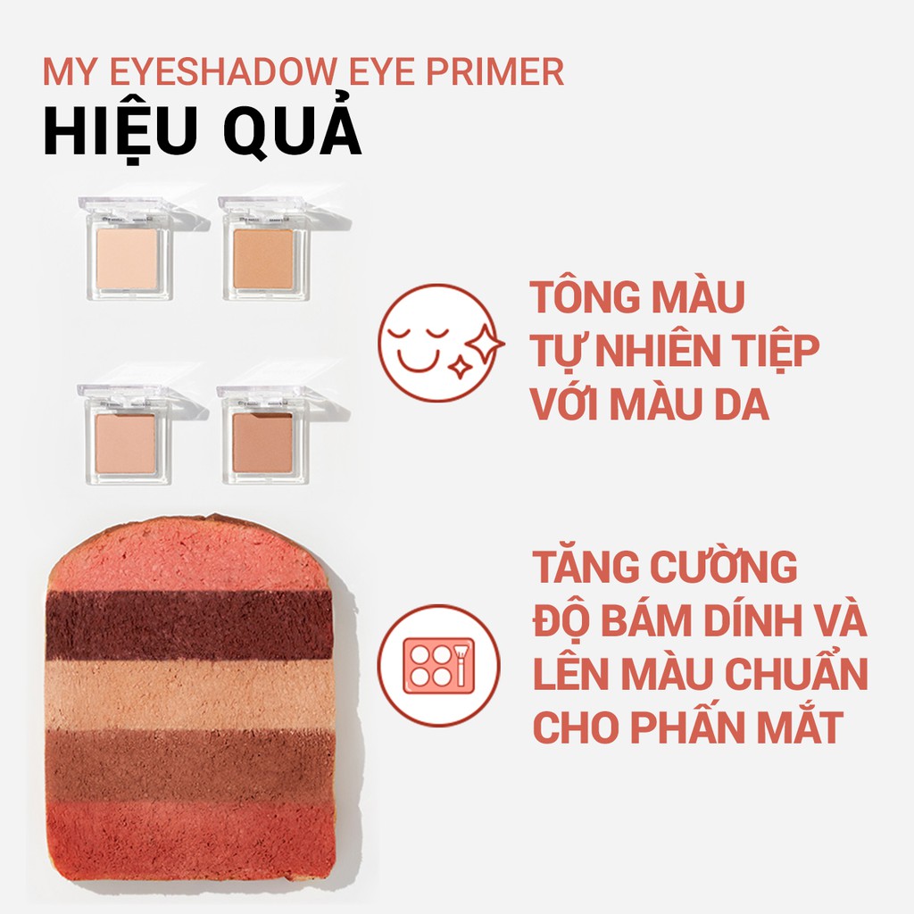 [Mã COSIF05 giảm 10% đơn 400K] Kem lót trang điểm mắt innisfree My Eyeshadow Eye Primer 1.2g