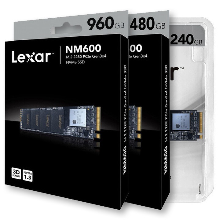 Ổ cứng SSD M.2 PCIe NVMe Lexar NM600 960GB 480GB 240GB - bảo hành 3 năm SD65 | BigBuy360 - bigbuy360.vn