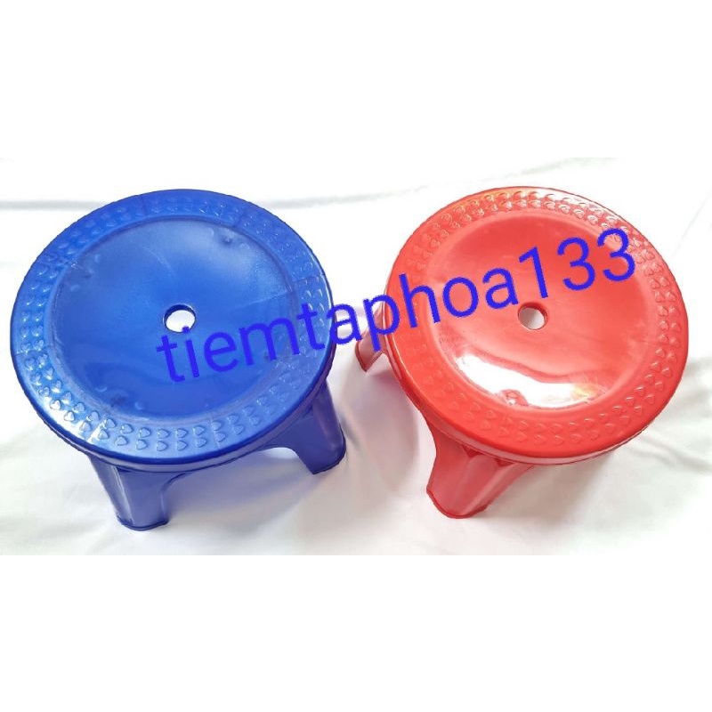 Ghế nhựa tròn mini ngồi dưới sàn giặt đồ lặt rau