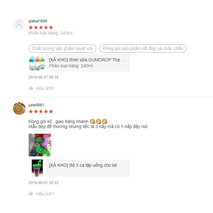 Bình Sữa Cho Bé GUMDROP, Bình Sữa Cổ Rộng Dung Tích 120ml Và 240ml