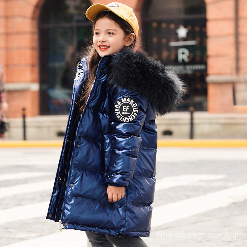 Children Girls Coat Long Winter Thick Coat