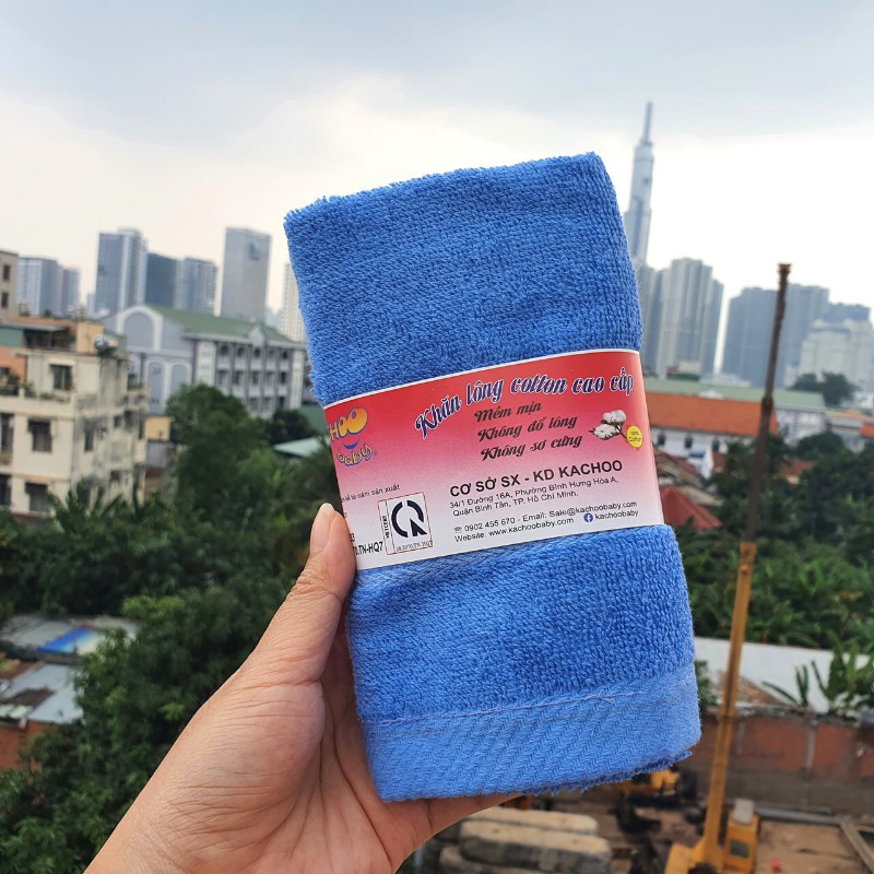 Khăn lau mặt 100% Cotton mềm mịn  thấm hút tốt 30 cm * 50 cm