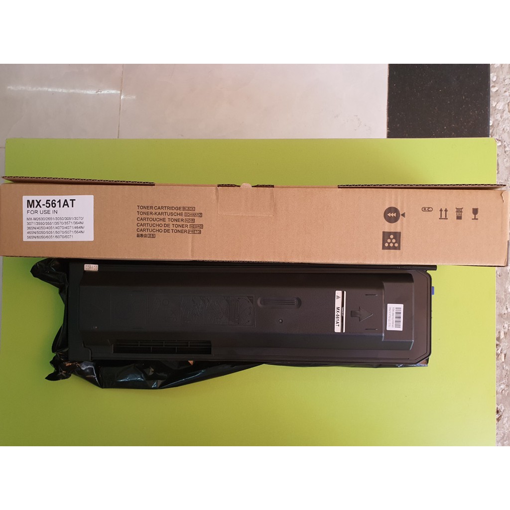 Hộp mực photocopy Sharp MX-561AT trọng lượng 1KG