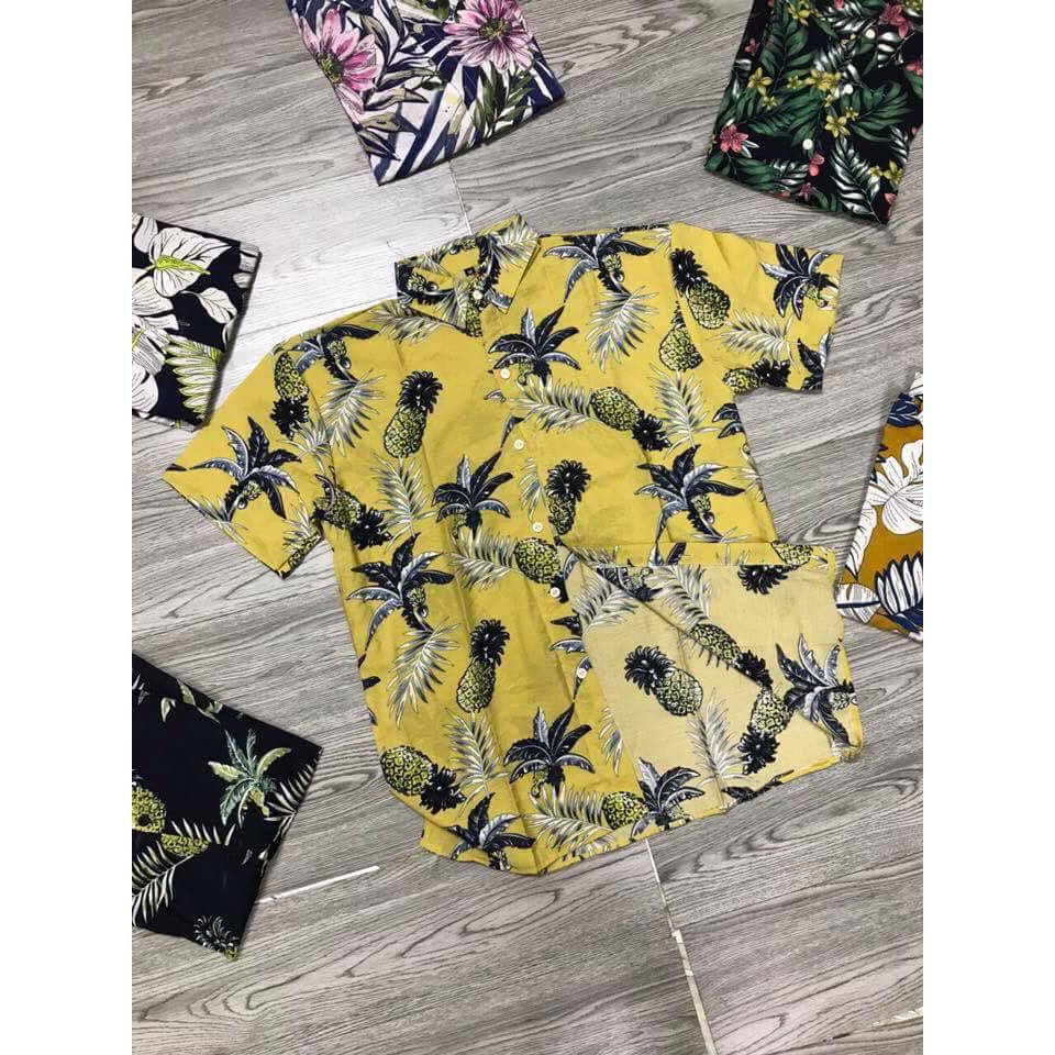 [Mã FAMAYWA giảm 10K đơn 50K] ÁO SƠ MI LỤA THÁI ĐI BIỂN HỌA TIẾT HAWAII, set HOA LÁ du lịch, NHÓM ĐI BIỂN,bộ TRÁI CÂY | BigBuy360 - bigbuy360.vn
