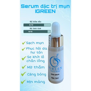 Serum Igreen_ đánh bay mụn, ngừa mụn.