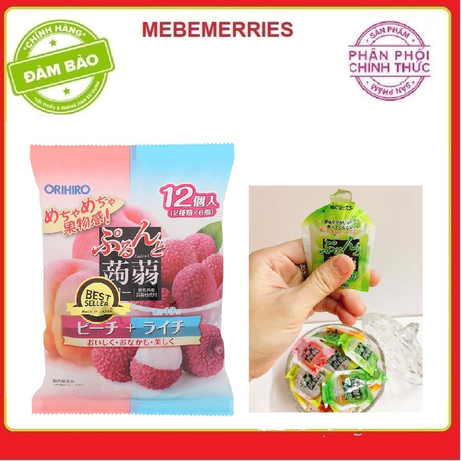 Thạch rau câu Orihiro  12 miếng