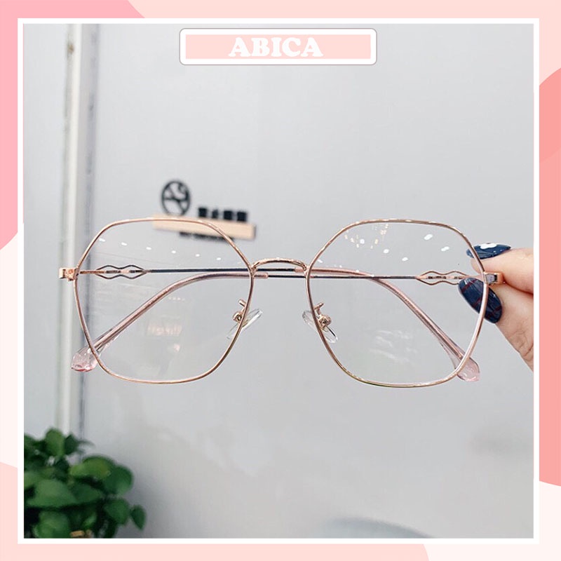 Kính giả cận nữ cao cấp phong cách Hàn Quốc chống tia UV đẹp cute ABICA 023