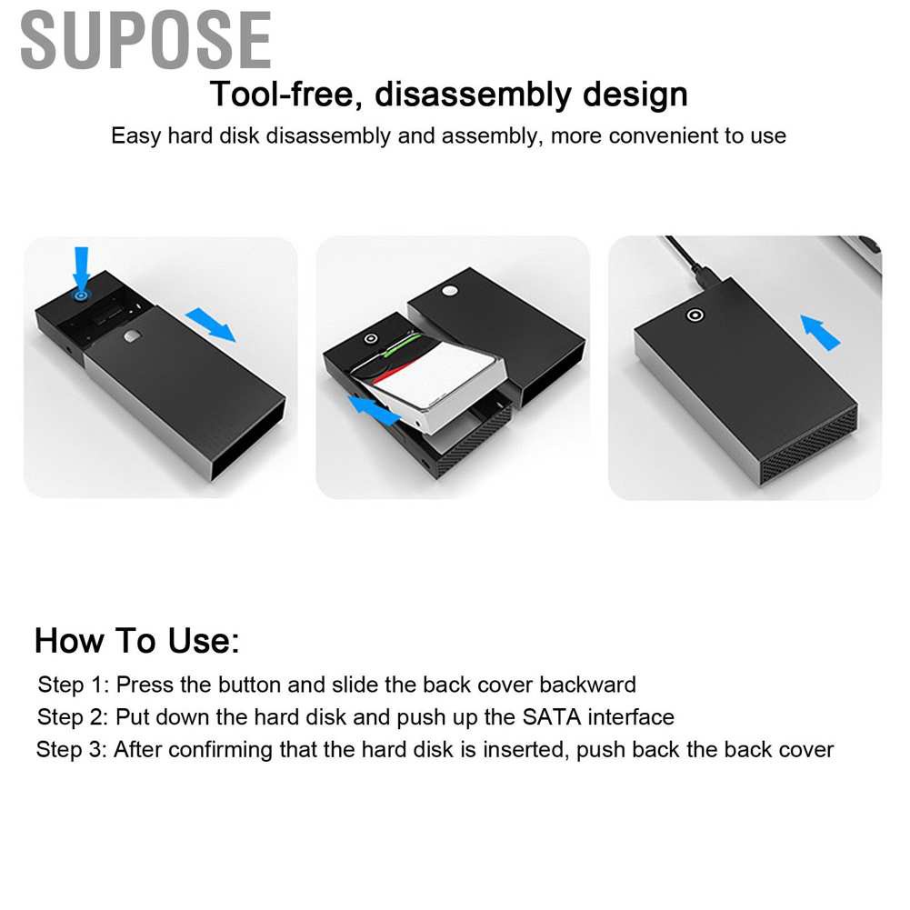 Hộp Đựng Ổ Cứng Di Động Hdd K3567U3S 100v 240v | BigBuy360 - bigbuy360.vn