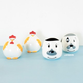Lọ đựng tiêu muối gốm | Bộ 2 Hũ rắc tiêu muối - Ceramic Salt Cellar