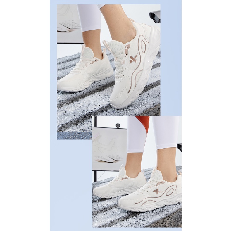 Giày thể thao chạy bộ XTEP mềm mại chống sốc chống trượt chống mài mòn gọn nhẹ thời trang dành cho nữ